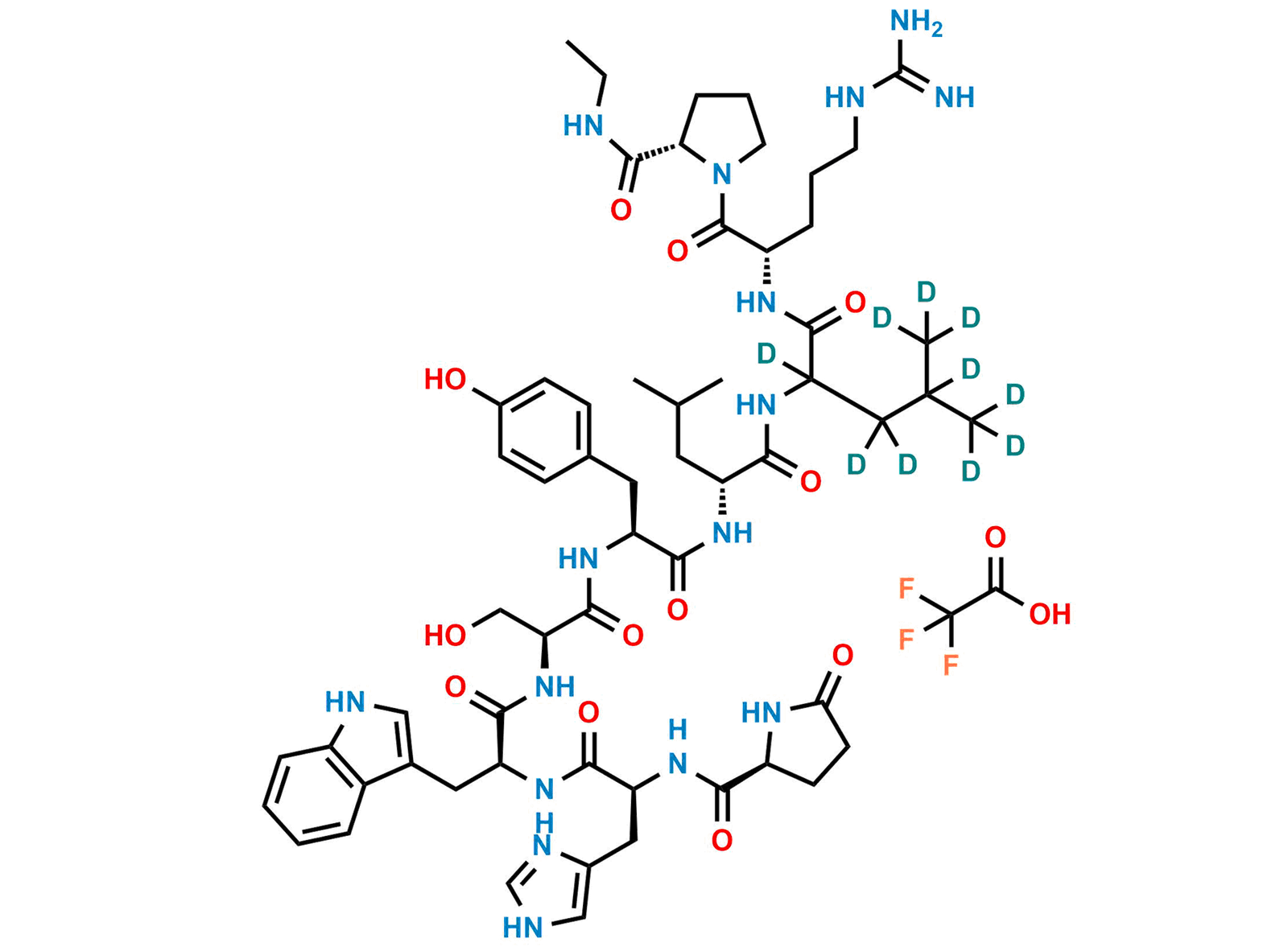 Leuprolide-d10 Trifluoroacetic Acid Salt
